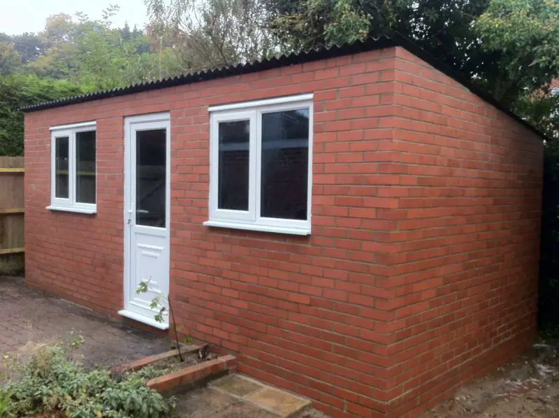 how much does a brick shed cost